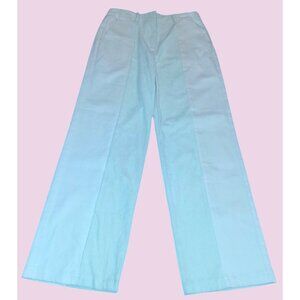 Papermoon Womens Ivory Wide-Leg Pants XS/S Corduroy Fabric New With Tags